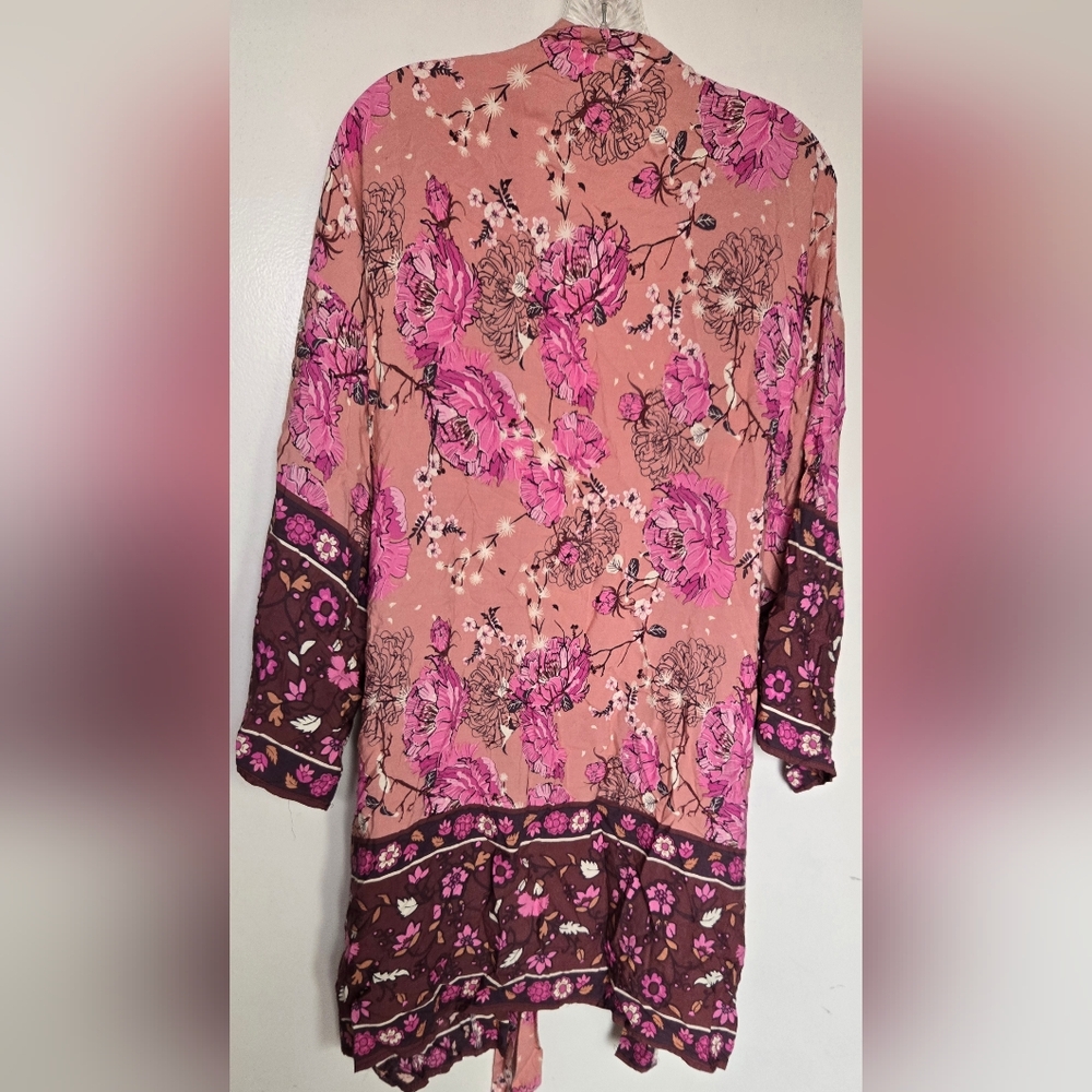 Floral Print Robe - Picture 3 of 3